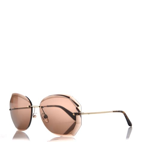 chanel 4220 glasses|CHANEL Metal Spring Round Sunglasses 4220 Gold Brown .